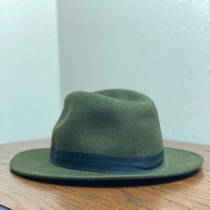 Forever 21 Hat Flat Brim Fedora Hat